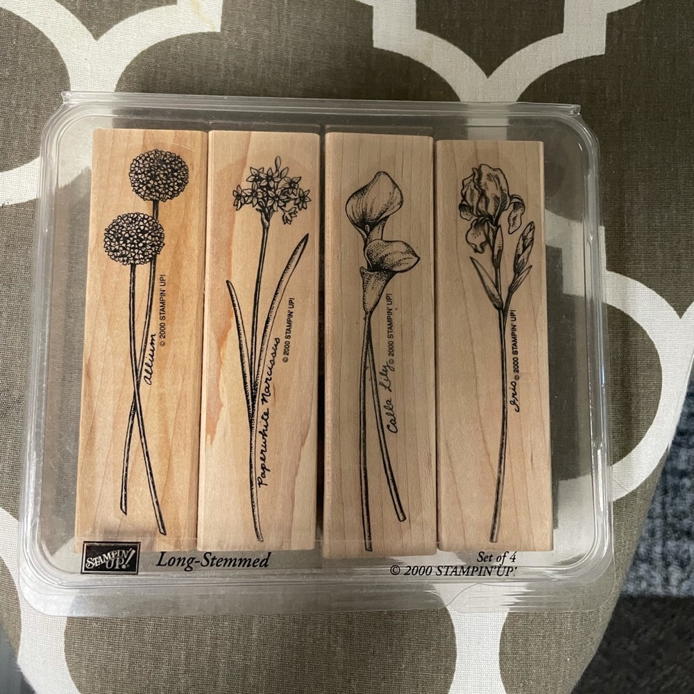 Stampin Up flowers “long stemmed” set
